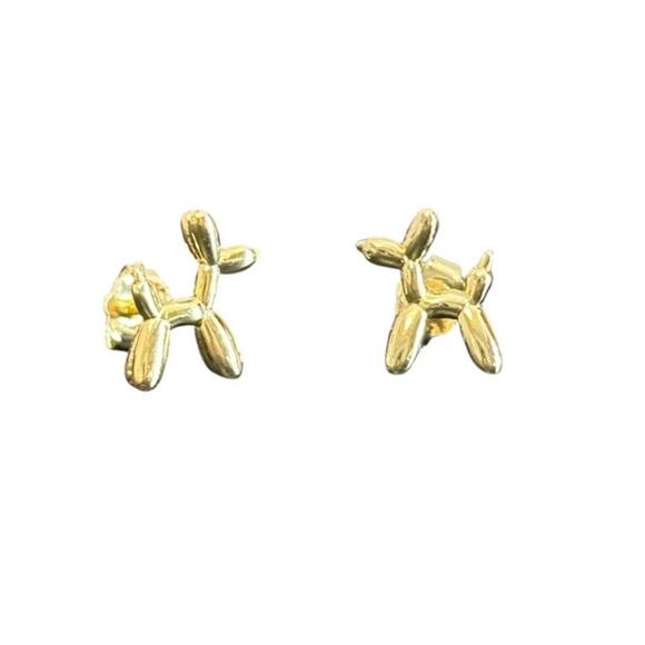 Balloon Dog Stud Earrings - Picture 1 of 4